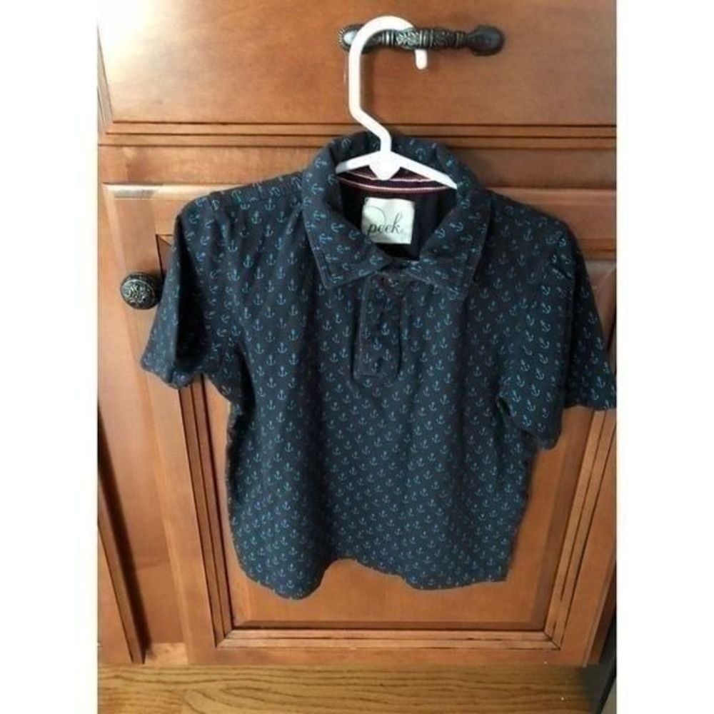 Peek Boy Anchor Boat Shirt‎ Size 4-5